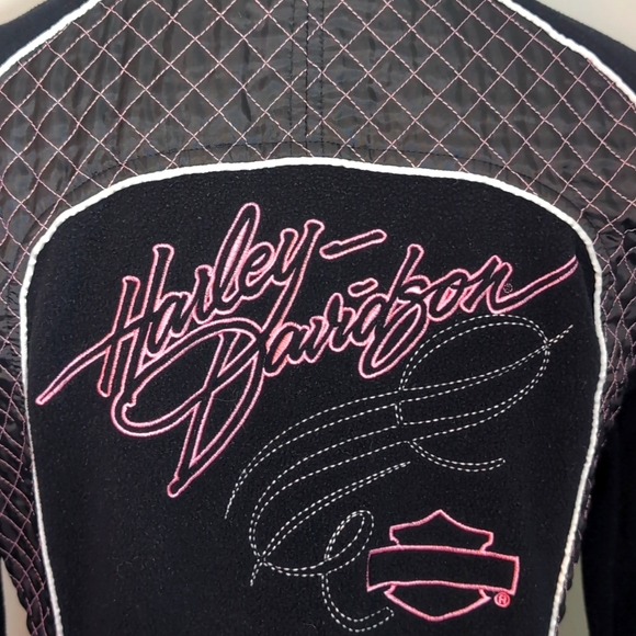 Harley-Davidson Pink Label Fleece Jacket, sz M. - Picture 7 of 12